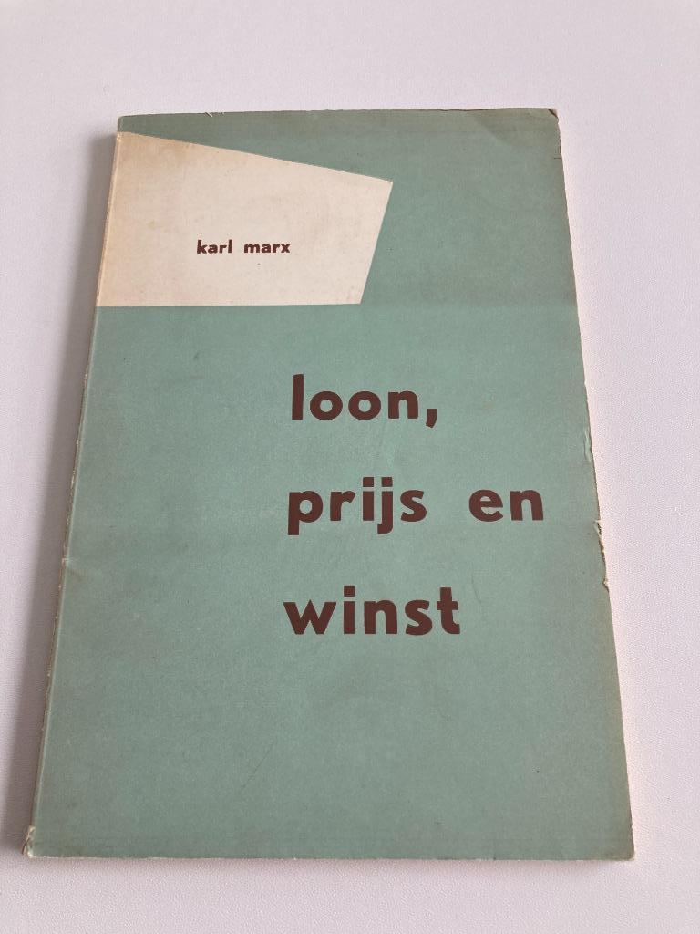 Karl Marx : "Salaire, prix et profit" 1956 Pegasus, Enlèvement ou Envoi, Politique, Karl Marx, Utilisé