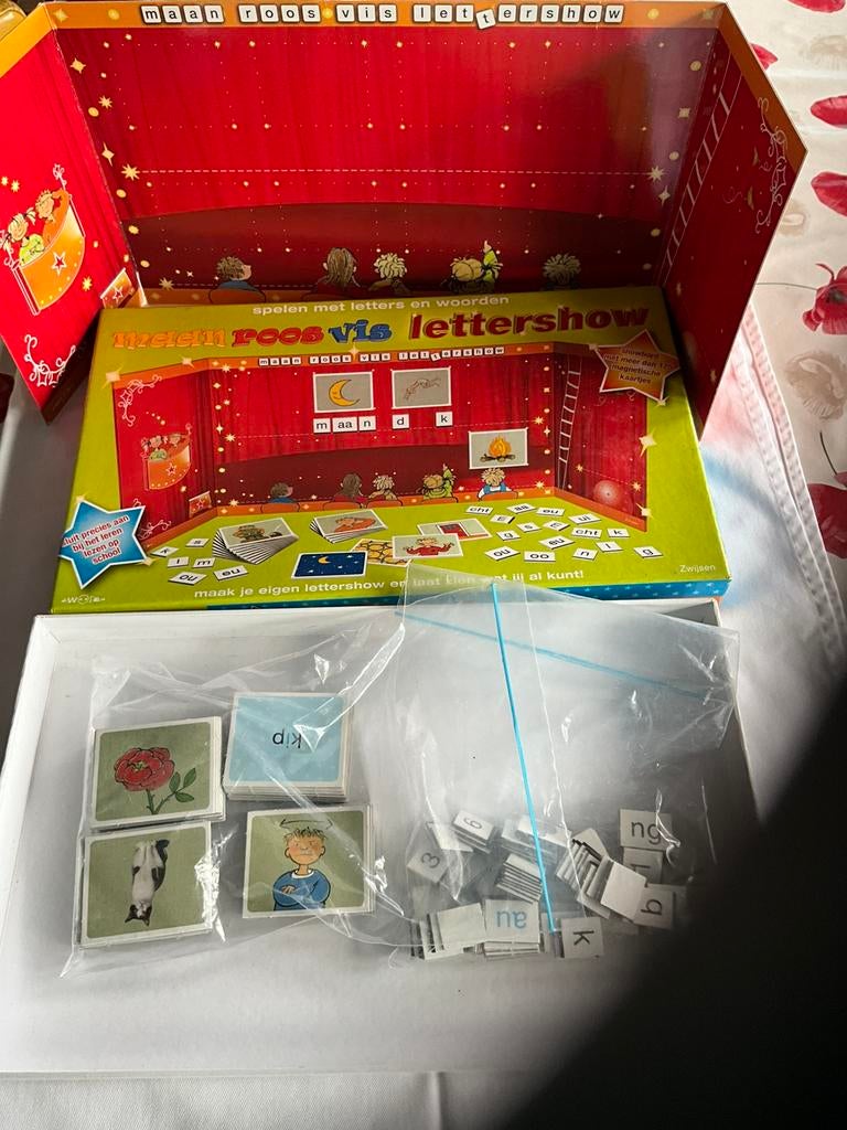 Maan vis roos lettershow, Kinderen en Baby's, Speelgoed | Educatief en Creatief, Ophalen, Gebruikt