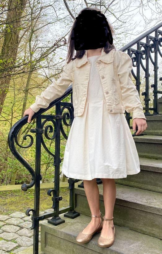 communie /lentefeest kleren meisje, Ophalen, Zo goed als nieuw, Maat 158