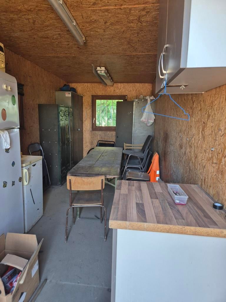 container réfectoi" 2 frigos  armoires de cuisine chauffage, Enlèvement ou Envoi