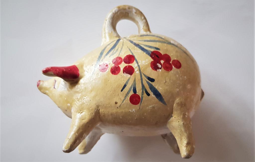 tirelire cochon XIXme, Collections, Enlèvement ou Envoi, Utilisé, Animal