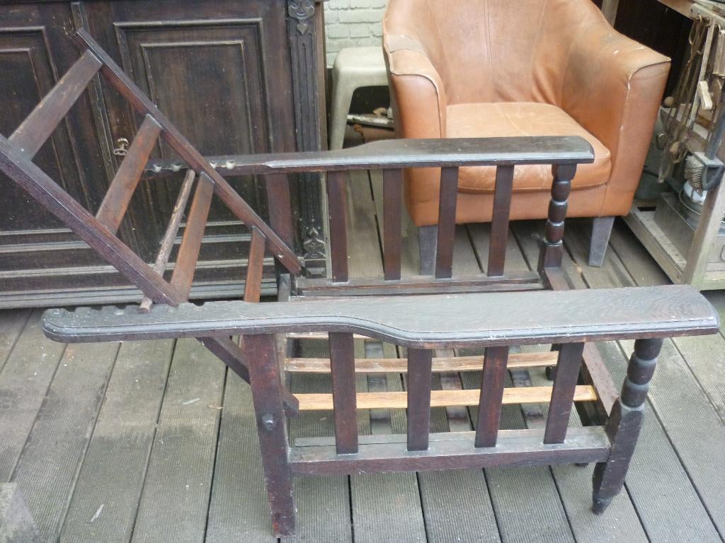 Antieke Morris chair, Ophalen