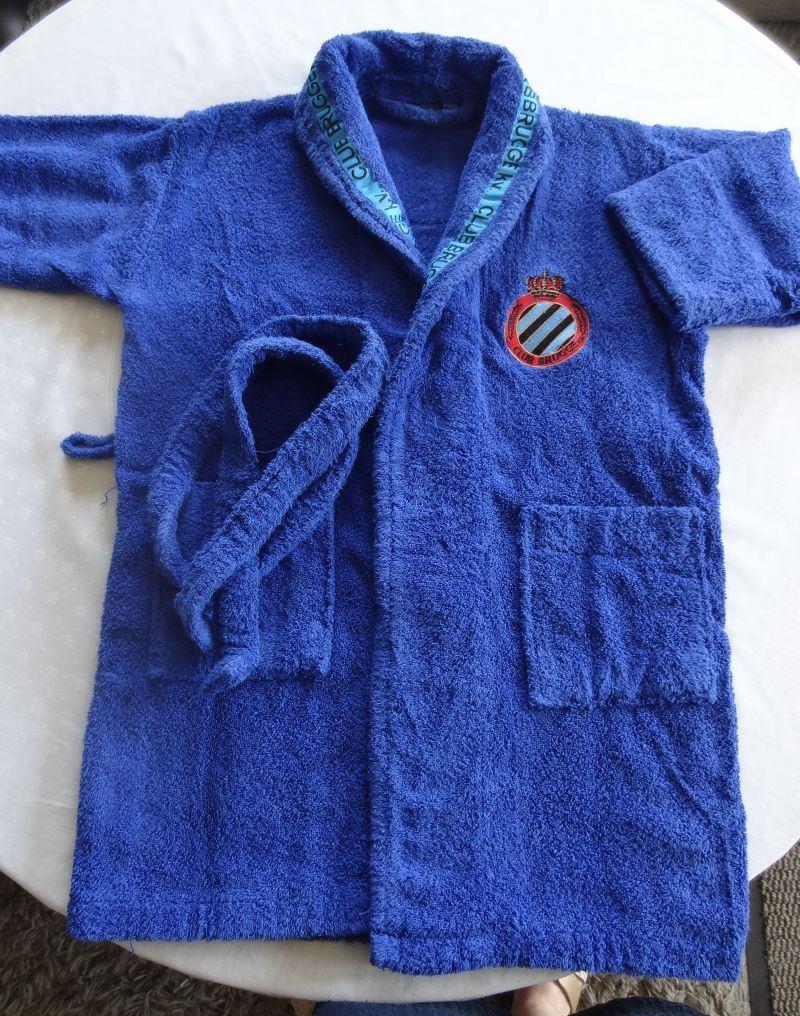 Blauwe badjas,  Club Brugge 116-128, Ophalen of Verzenden, Blauw