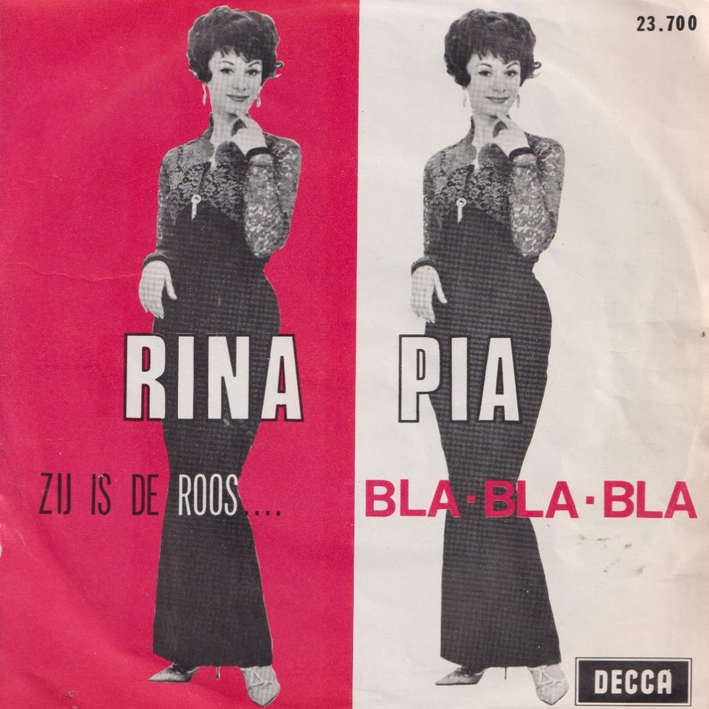 Rina Pia – Zij is de roos / Bla-Bla-Bla – Single, Ophalen, Gebruikt, 7 inch, Single