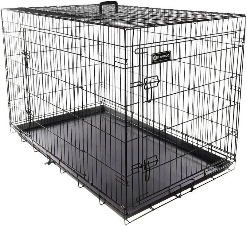 Hondenbench Hond Zwart Xxl 76x124x83cm, Animaux & Accessoires, Enlèvement, Utilisé, 110 cm ou plus, 65 à 100 cm