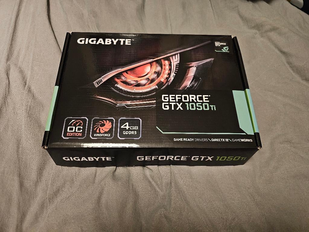 Gigabyte GeForce GTX 1050 Ti OC 4G, Computers en Software, Videokaarten, Verzenden, Gebruikt, Nvidia, HDMI
