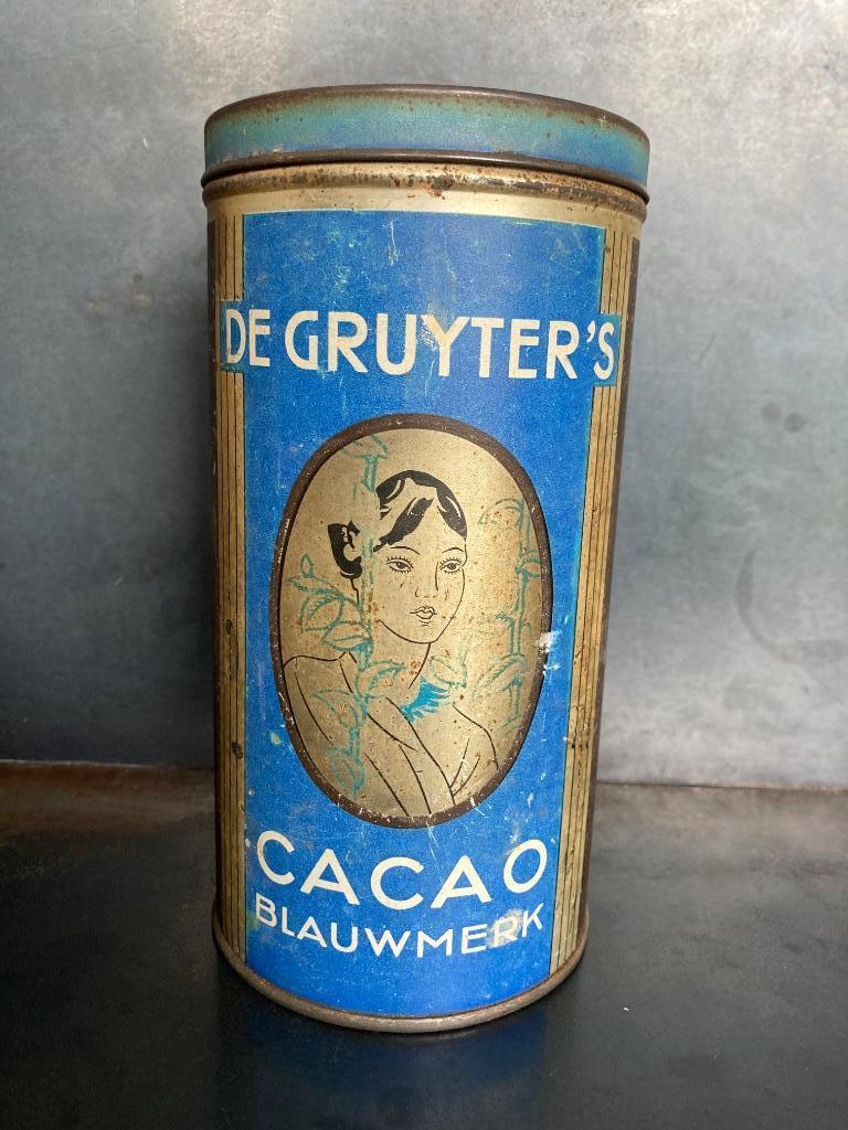 Boîte métallique de cacao De Gruyter’s - années 50/60, Enlèvement ou Envoi