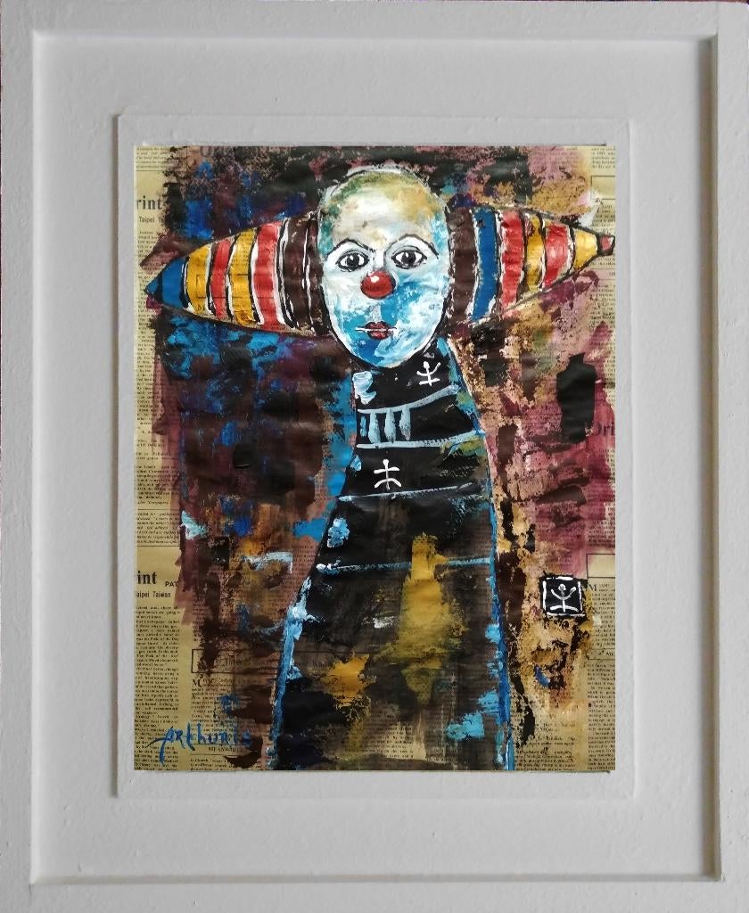Peinture « Le bon clown », Antiquités & Art, Envoi
