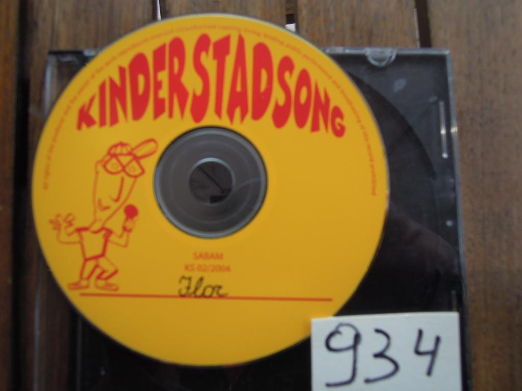 N° 934 CD kinderstadsong  SABAM KS 02/2004, Cd's en Dvd's, Cd Singles, Ophalen of Verzenden, Gebruikt, Kinderen en Jeugd