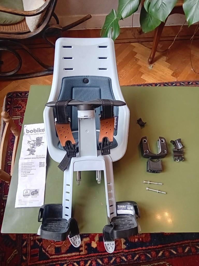 BoBike Mini Exclusive fietsstoeltje voor, Voorzitje, Ophalen, 0 t/m 10 kg, Gebruikt