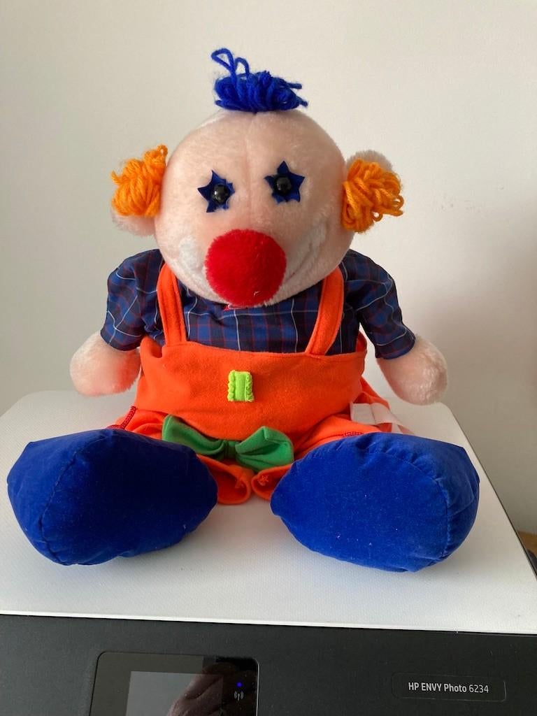 Knuffel Clown, Ophalen of Verzenden, Zo goed als nieuw, Overige typen