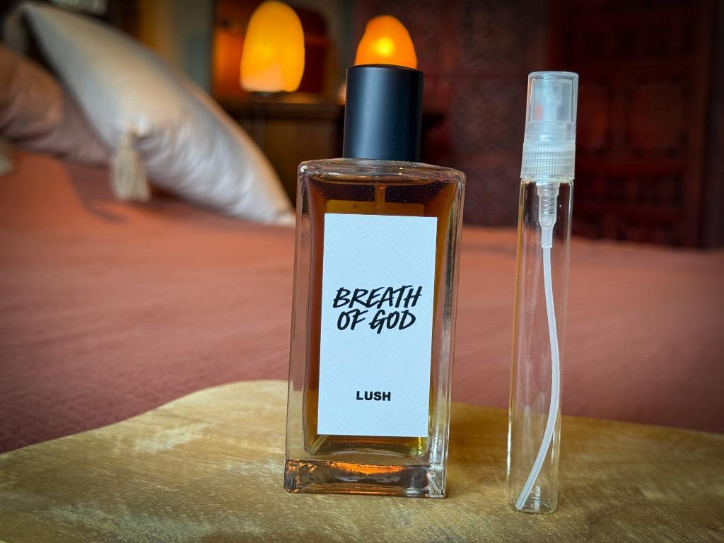Lush - Breath of God sample/decant, Bijoux, Sacs & Beauté, Beauté | Parfums, Comme neuf, Enlèvement ou Envoi