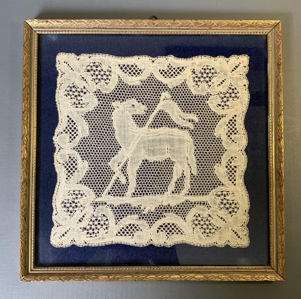 Ancienne dentelle Agnus Dei Kantwerk de Paris, Enlèvement ou Envoi, Comme neuf, Autres types, Christianisme | Catholique