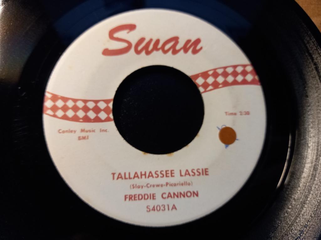 Freddie Cannon ‎– Tallahassee Lassie / You Know '7 Als nieuw, Overige genres, 7 inch, Single, Ophalen of Verzenden
