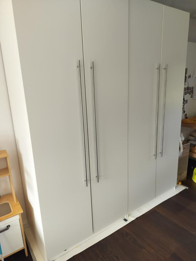 Kleerkasten (3 stuks) wit, Ophalen, Zo goed als nieuw