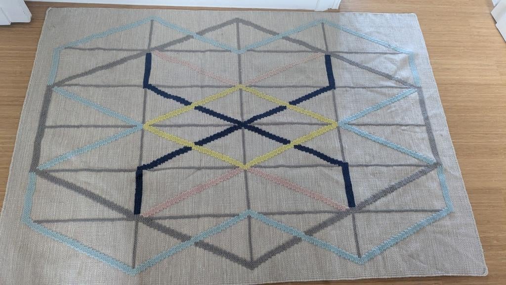 Ikea tapijt, Huis en Inrichting, Woonaccessoires | Memoborden, Ophalen, Gebruikt