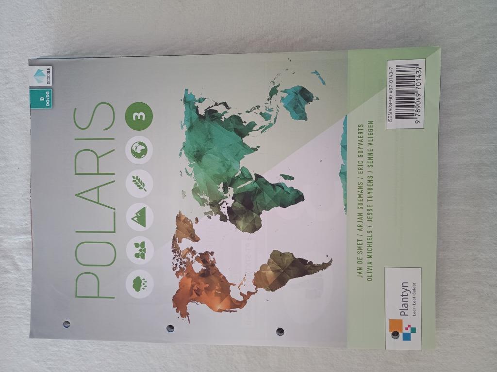 Leerwerkboek Polaris 4, Ophalen, Zo goed als nieuw, ASO, Aardrijkskunde