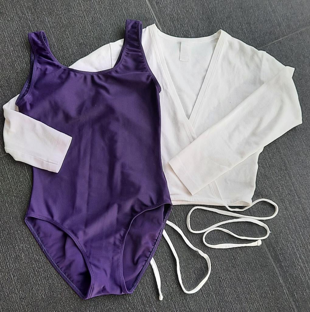 Balletpakje met truitje ongeveer 8 jaar, Sport en Fitness, Ballet, Ophalen, Kleding
