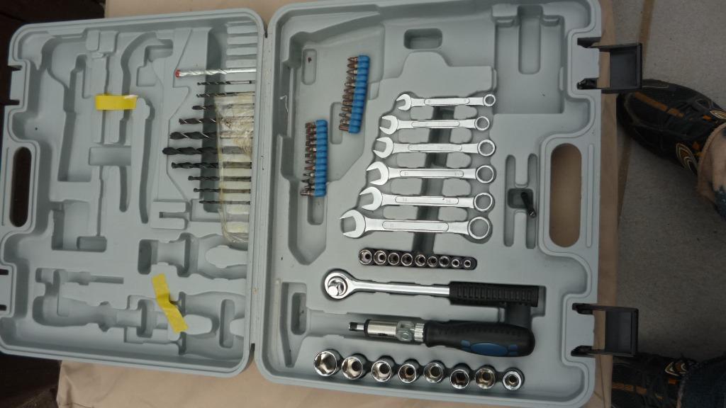 coffret avec clés plates, à douilles, jeu d'embout tournevis, Enlèvement, Comme neuf