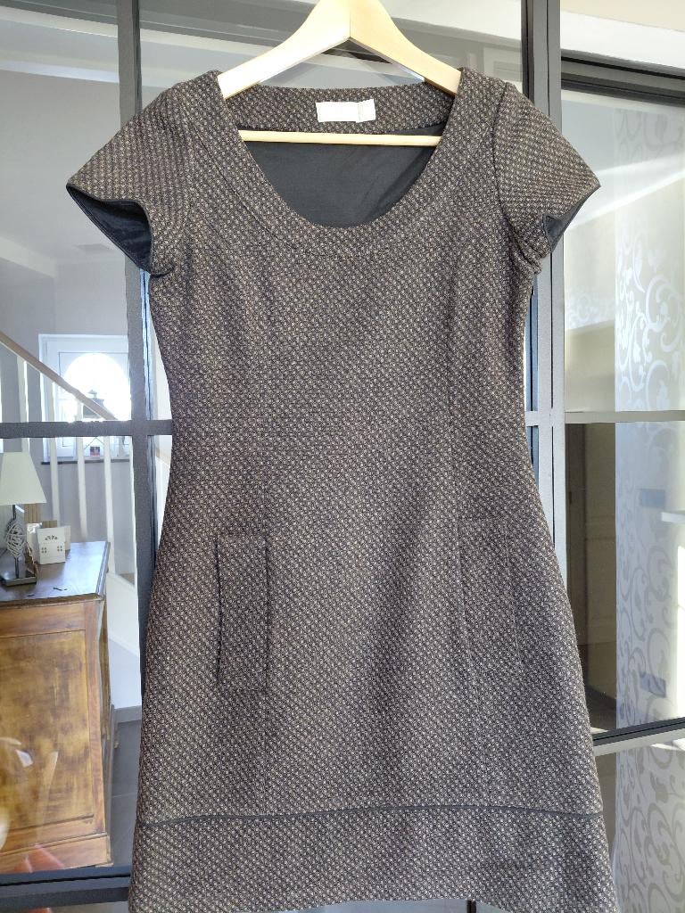 AP by Bruphils jurk maat 36, Kleding | Dames, Bruin, Ophalen of Verzenden, Zo goed als nieuw, AP by Bruphils