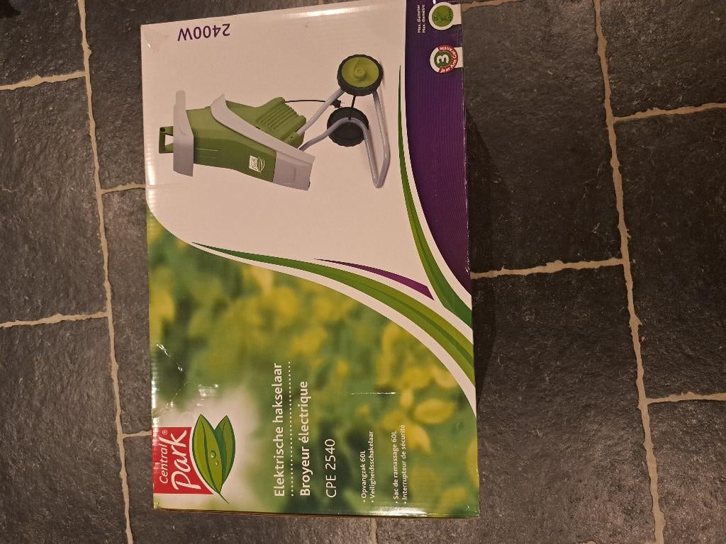 Hakselaar te koop, Tuin en Terras, Hakselaars, Ophalen, Nieuw, Elektrisch, Central Park