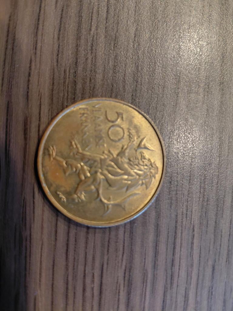 50 francs flamands chacun, Timbres & Monnaies, Monnaies | Belgique, Enlèvement ou Envoi