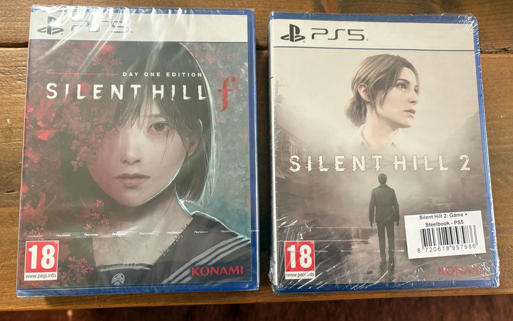 Silent hill F en Silent hill 2 met steelbook PS5, Consoles de jeu & Jeux vidéo, Enlèvement ou Envoi, Comme neuf