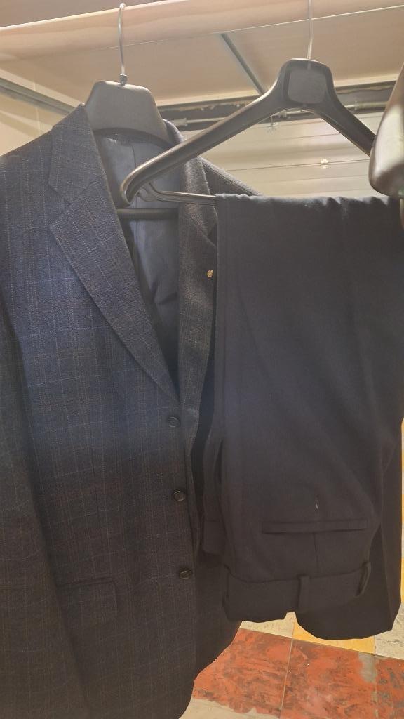 Heren kostuumvest: Westbury jas, Maat 52/54 (L), Blauw, Ophalen of Verzenden, Westbury