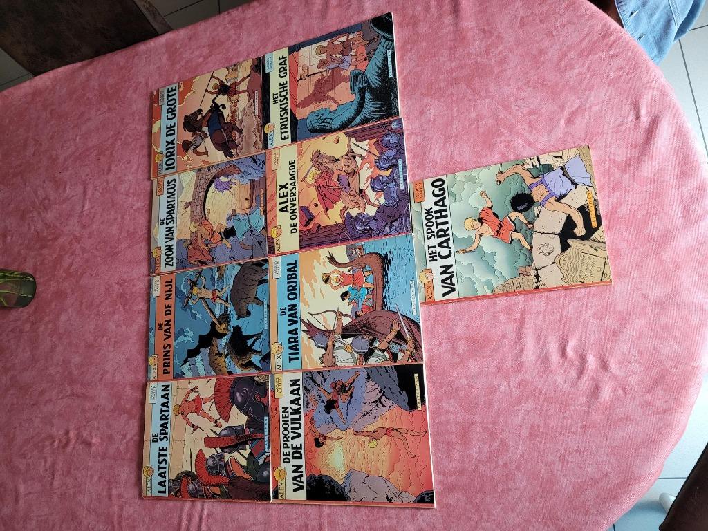 strips Alex van Jacques Martin, Meerdere stripboeken, Ophalen, Gelezen, Jacques Martin