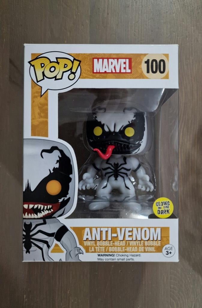 Funko pop 100 Anti-Venom GTID Marvel, Verzamelen, Ophalen of Verzenden, Nieuw, Fantasy