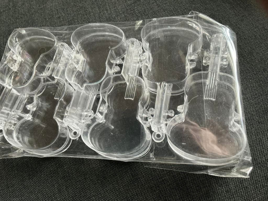 Gitaar /  cello transparante geschenkdoosjes 48 stuks NIEUW, Ophalen of Verzenden
