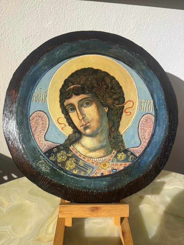 antiek Russisch-orthodox icoon, Ophalen