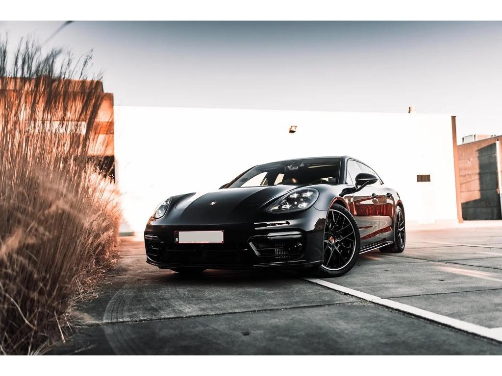 Zeer mooie Porsche Panamera Turbo S E-Hybrid Sport Turismo, Auto's, Automaat, Zwart, Leder, Vierwielaandrijving