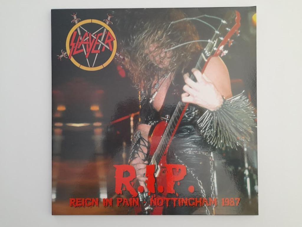 Slayer Reign in Pain Nottingham 1987 + poster, Enlèvement ou Envoi, Comme neuf
