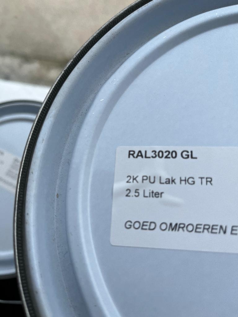 Spuitverf, Doe-het-zelf en Bouw, Verf, Beits en Lak, Ophalen, Nieuw, 20 liter of meer, Lak