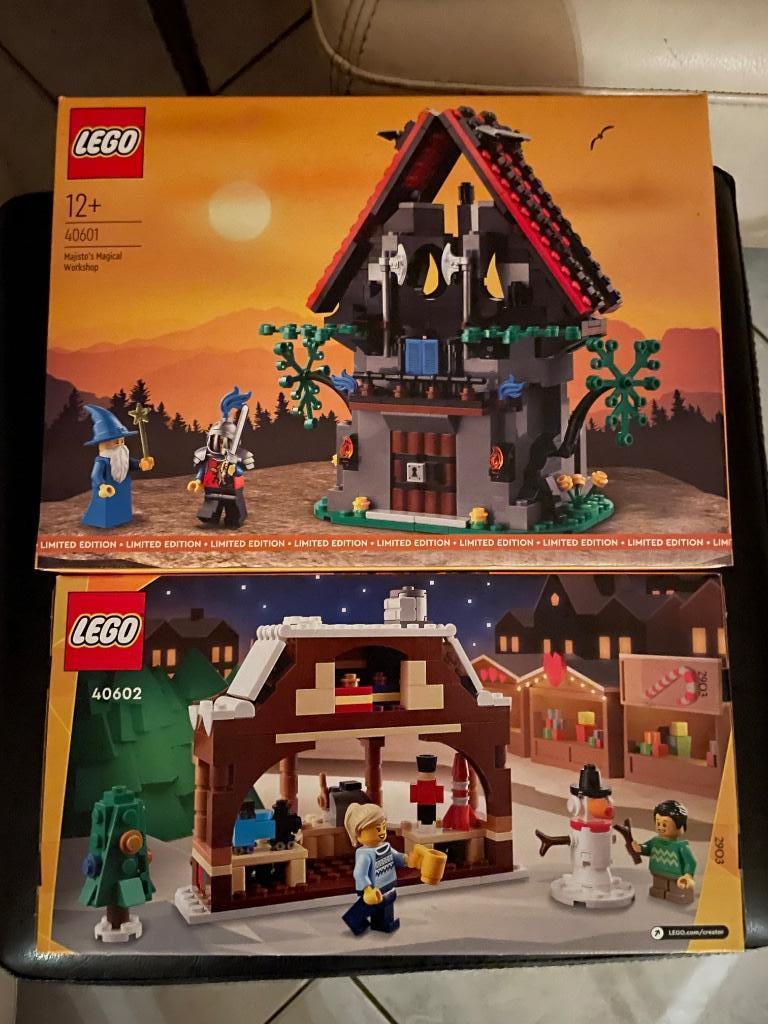 Lego 40601 + 40602 Majisto en winterse markt, Ophalen of Verzenden, Nieuw, Complete set, Lego