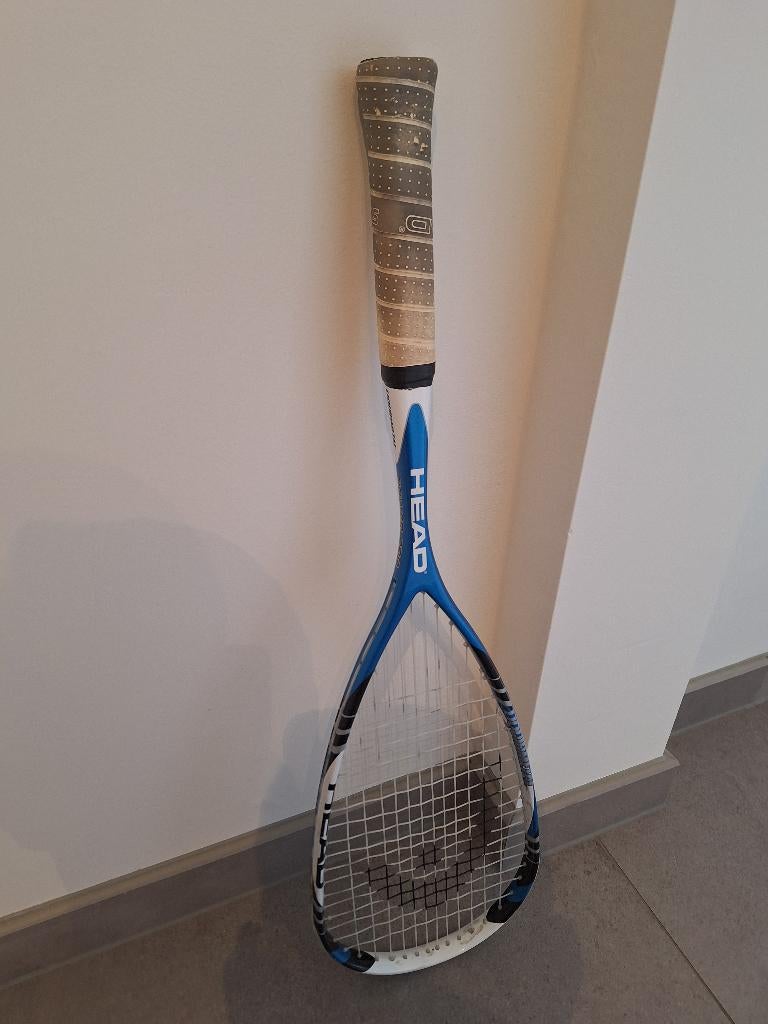 Tête de raquette de squash, Sports & Fitness, Squash, Enlèvement, Comme neuf, Raquette, Avec housse