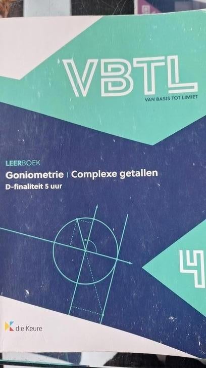 isbn 9789048643004 vbtl4 goniometrie complexe getallen, Ophalen of Verzenden, Gelezen