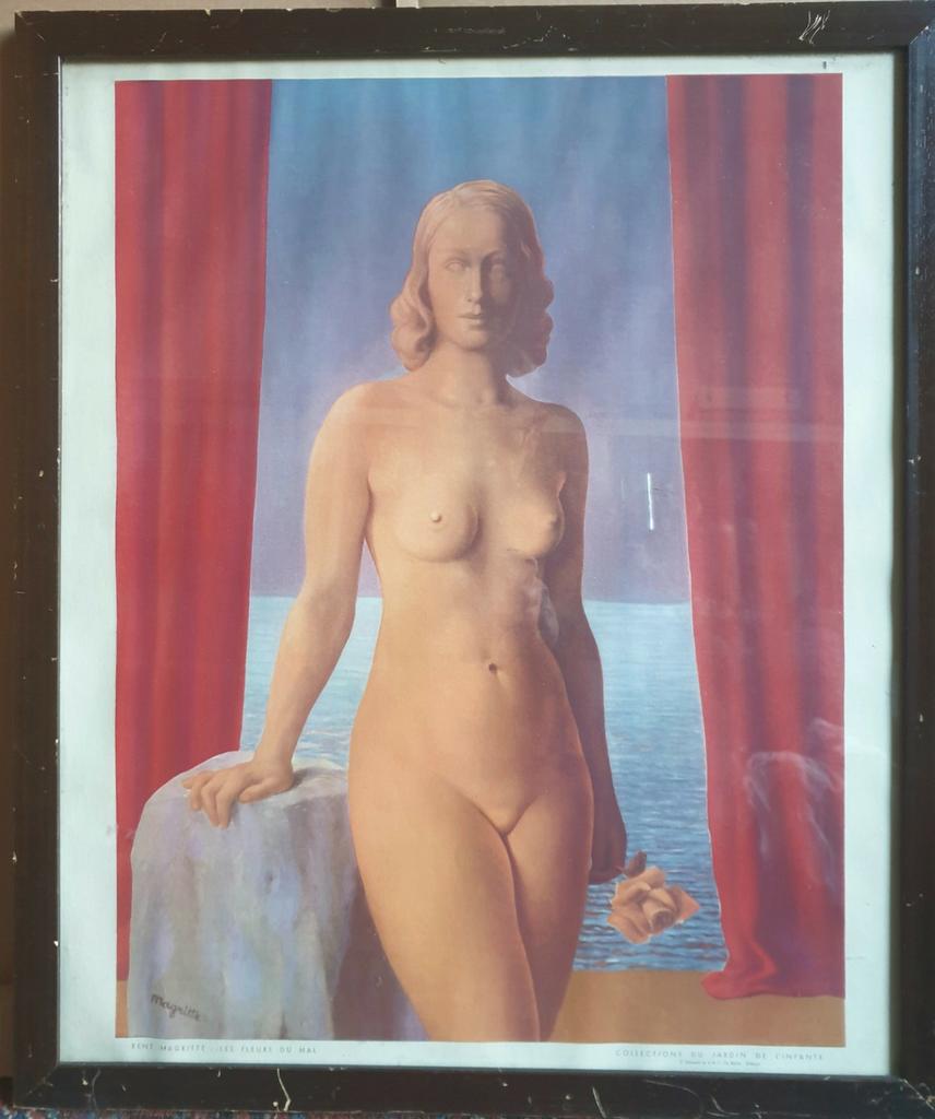 René Magritte Litho Affiche 1960, Ophalen of Verzenden