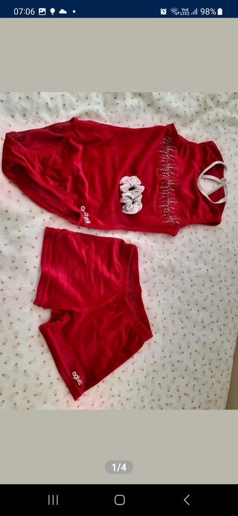 Acro jimnastik 3 set 7 & 8 jarige kleur pink roze, Ophalen, Overige typen, Kindermaat 122 t/m 140, Zo goed als nieuw