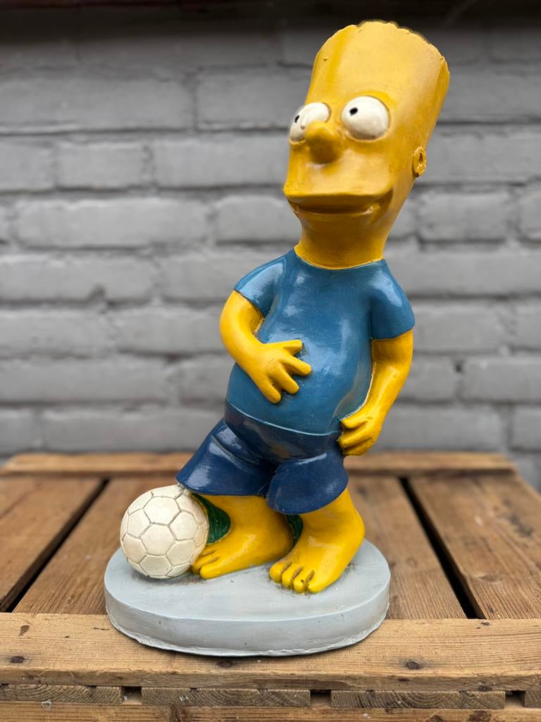Image de Bart Simpson en tant que joueur de football, Collections, Enlèvement ou Envoi, Utilisé, Humain