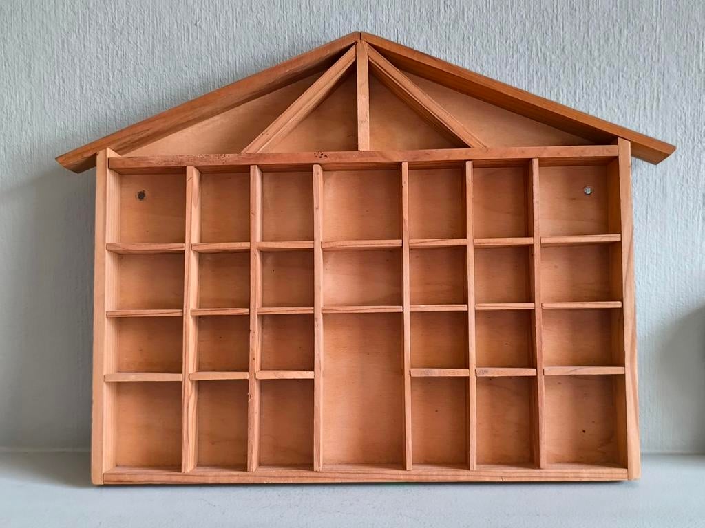 Houten letterbak, Ophalen of Verzenden