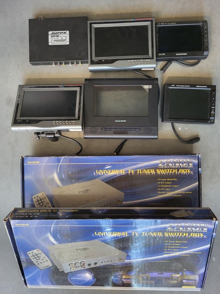 Allerlei schermen voor in auto, Auto diversen, Autoradio's, Ophalen