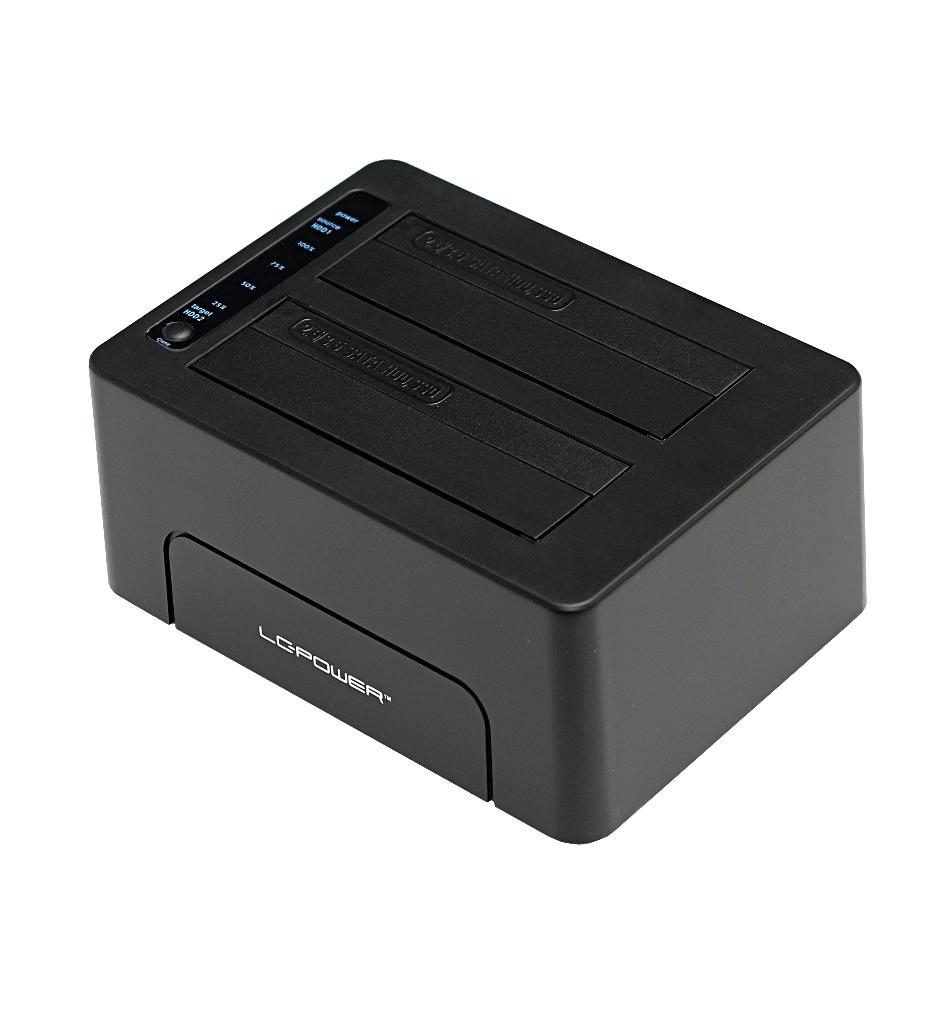 Docking Station USB-C Dual 2.5''/3.5'' SATA Cloning, Computers en Software, Computerbehuizingen, Ophalen of Verzenden, Nieuw