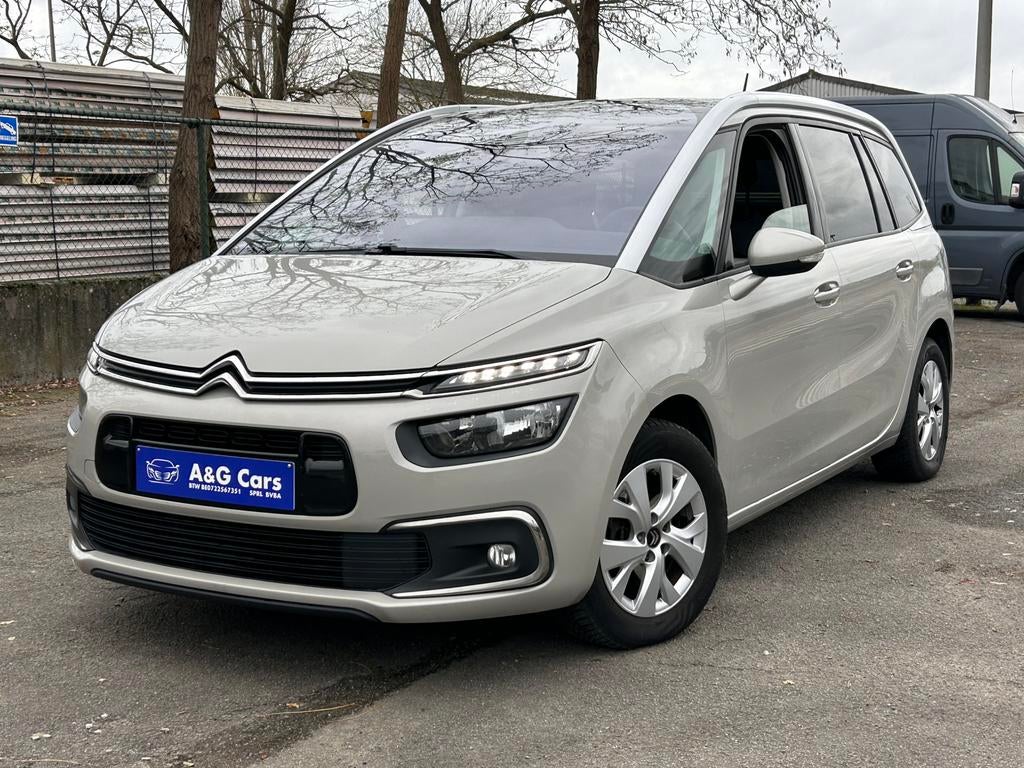 Citroën C4 Spacetourer 1.5Diesel Automatique 7pl 2019, Autos, Argent ou Gris, Achat, Euro 6, Entreprise