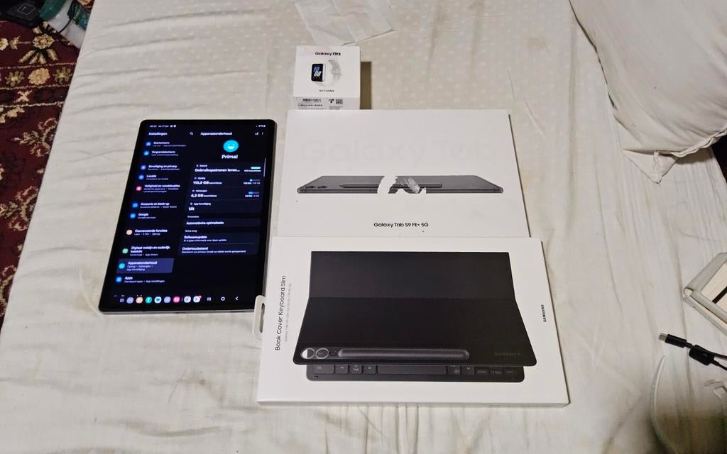 Samsung Galaxy Tab S9 FE +, 5g toestenbord ,accessoires, Ophalen of Verzenden