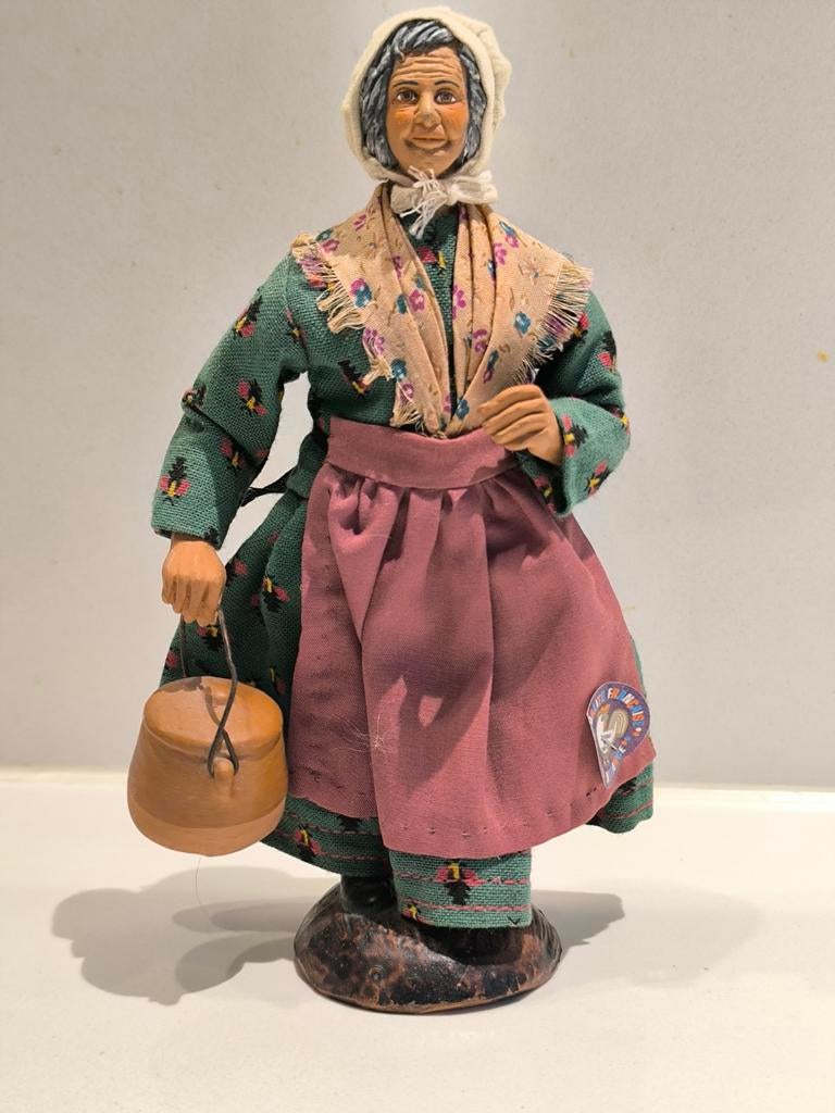 Santon beeldje, terracotta, Ophalen of Verzenden