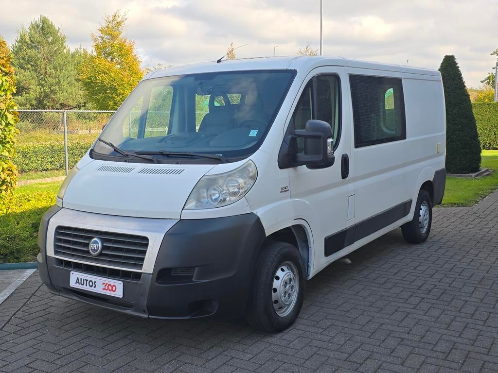 Fiat ducato dubbelcabine MOBILHOME lichte vracht/garantie, Bedrijf, Trekhaak, Handgeschakeld, Diesel