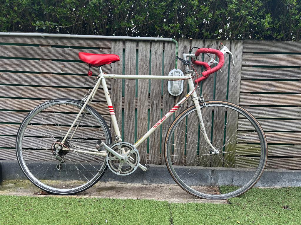 Retro fiets, Ophalen