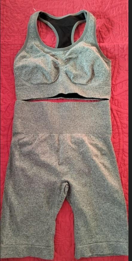 Sport set dames / gym set grijs maat M – shaping, Kleding | Dames, Nieuw, Ophalen of Verzenden, Fitness of Aerobics, Grijs